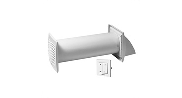 Dezentrales WRG-Gerät Ø 100 mm mit Schalter