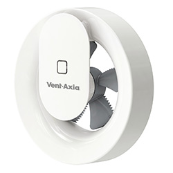 Badlüfter Vent-Axia Svara mit Licht- und Feuchtigkeitssensor 100-125 mm (App gesteuert)