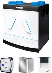 Lüftungsanlagen mit Wärmerückgewinnung (System D)