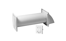 Dezentrales WRG-Gerät Ø 100 mm mit Schalter