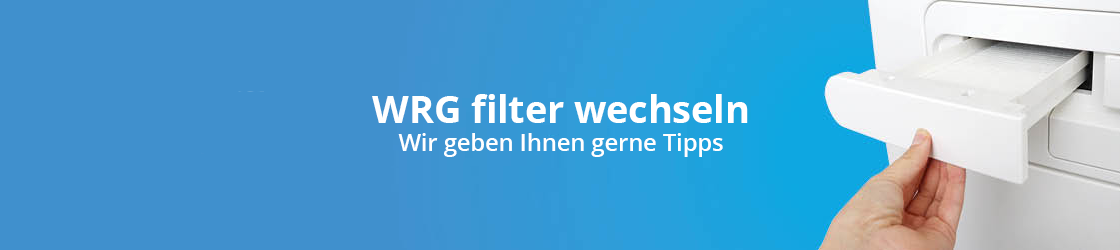 WRG-Filter ersetzten