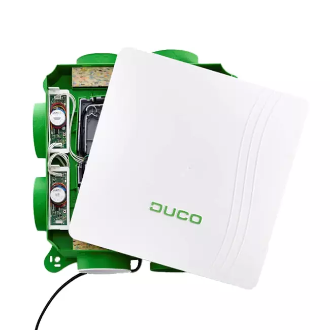 Duco Focus CO2 + Feuchteregelventil 50 m³/h