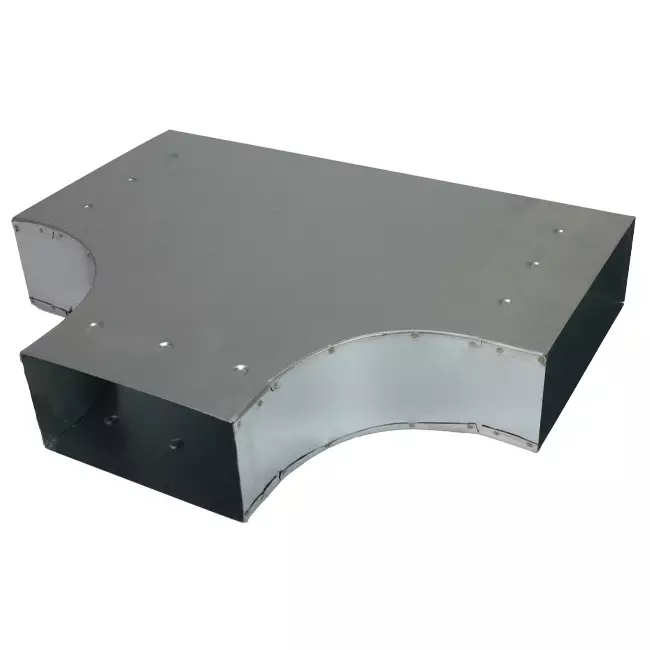 T-Stück 90 Grad 170x80 mm - 170x80 mm für Rohrleitungen