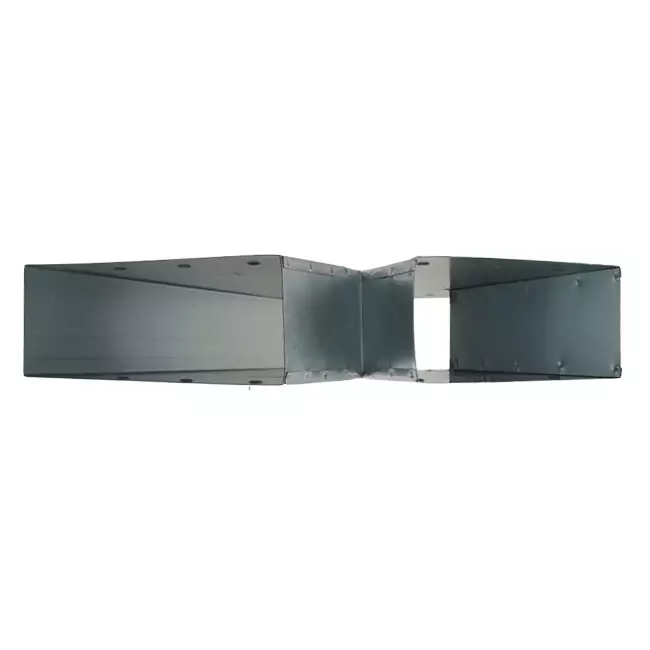 T-Stück 45 Grad 220x80 mm - 170x80 mm für Rohrleitungen