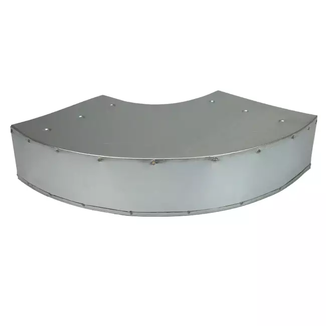 Biegung 90 Grad 170x80 mm waagerecht für Kanalisation