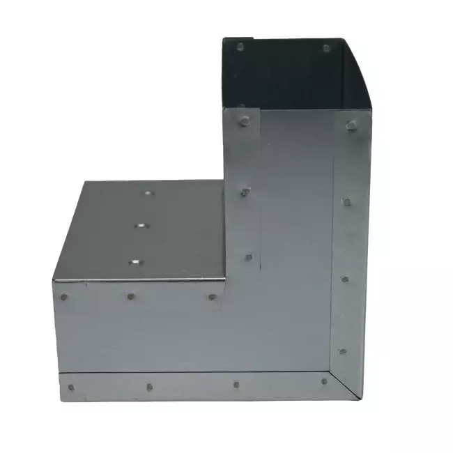 Biegung 90 Grad 170x80 mm vertikal für Gießrinne