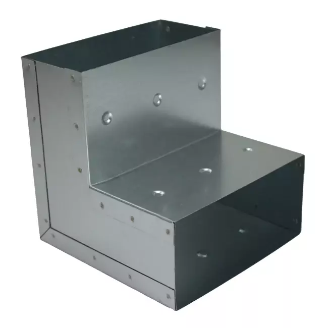 Biegung 90 Grad 170x80 mm vertikal für Gießrinne