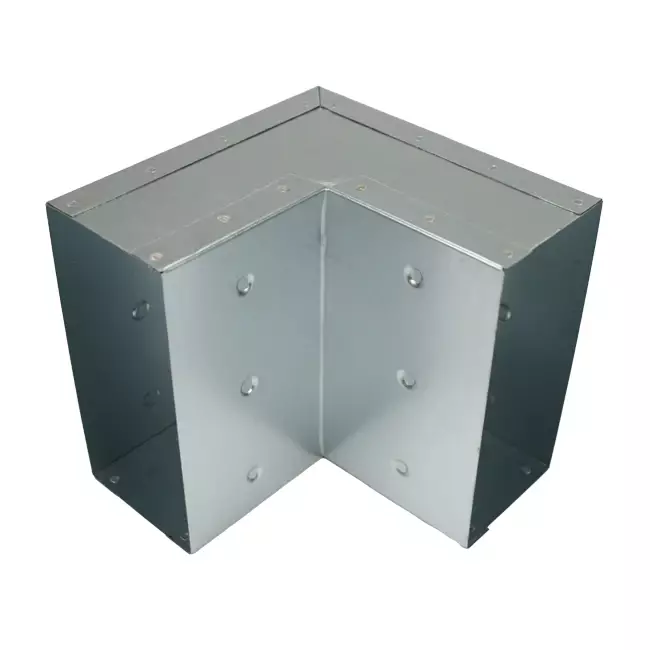 Biegung 90 Grad 170x80 mm vertikal für Gießrinne