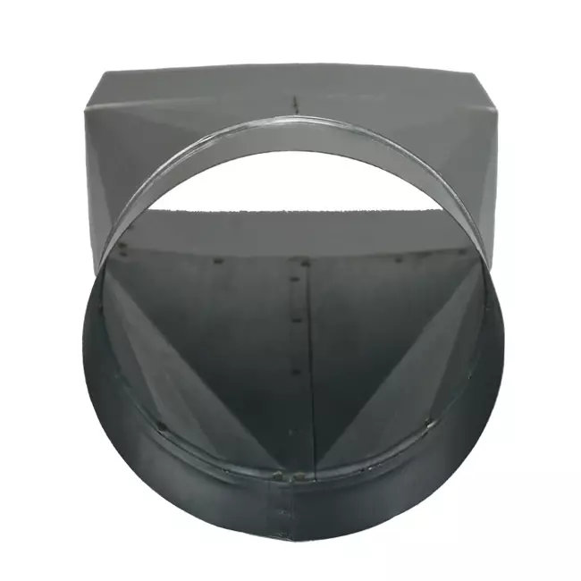 Adapter 170x80 mm auf 160 mm Durchmesser für Rohrleitungen