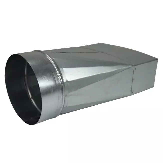 Adapter 170x80 mm auf 160 mm Durchmesser für Rohrleitungen