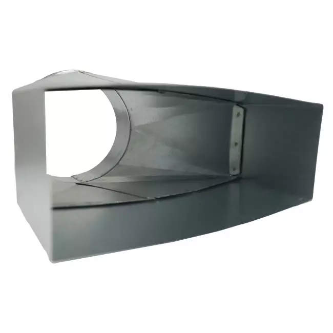 Adapter 170x80 mm auf 160 mm Durchmesser für Rohrleitungen