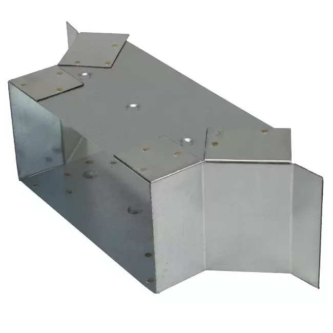 Seitenanschluss 170x80 mm für Abgasrohr