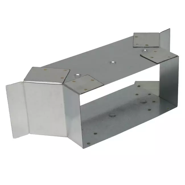 Seitenanschluss 170x80 mm für Abgasrohr