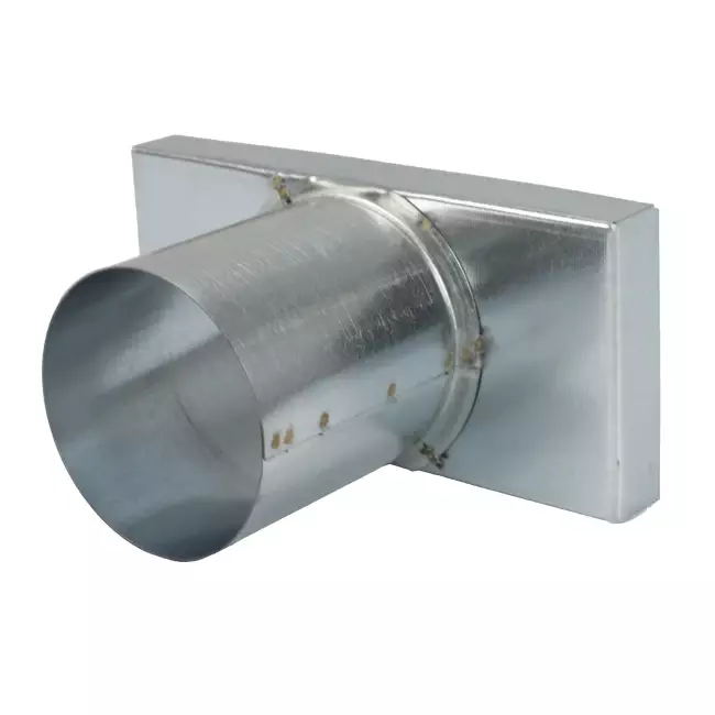 Deckel 170x80 mm mit Anschlussdurchmesser 80 mm für Abgasrohr