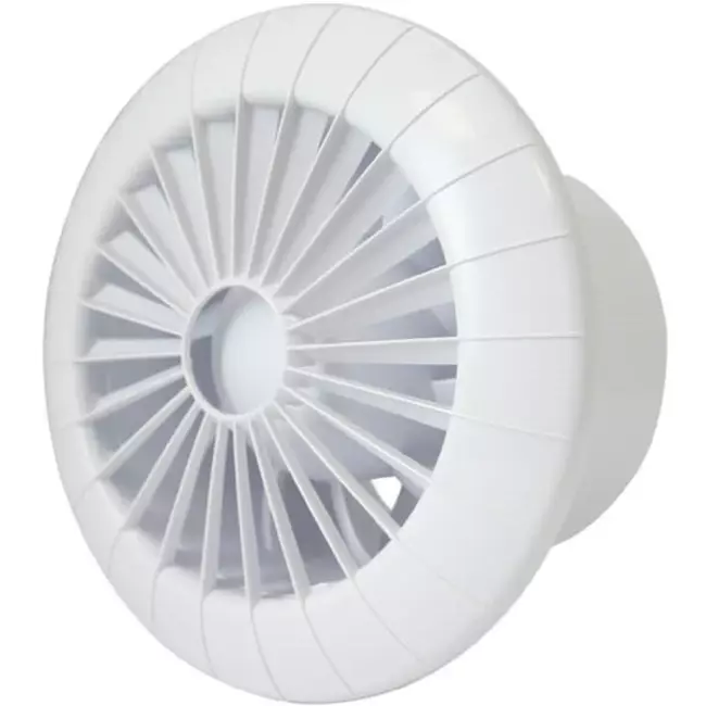 Badlüfter Ø120mm rund - weiß - aRid 120 BB