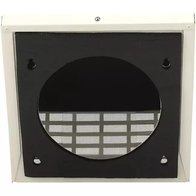 Abdeckung HRU Wall Ø150 - RAL9010