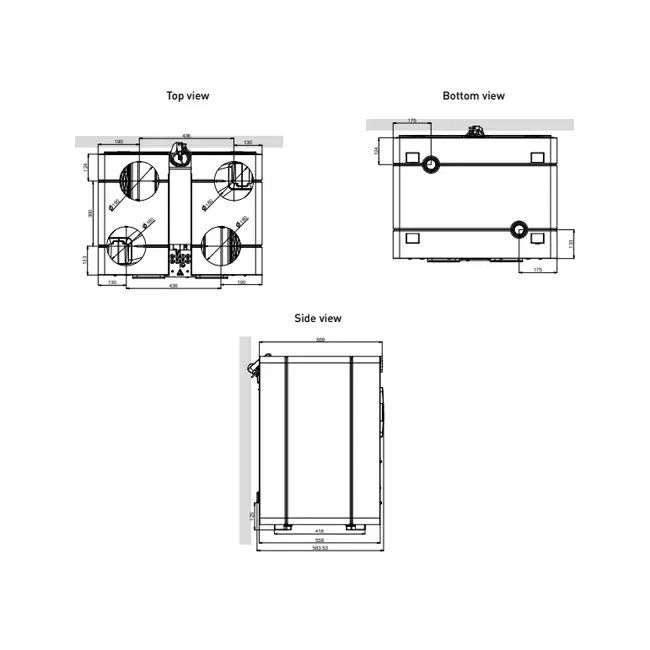 Duco WRG-Gerät DucoBox Energy Comfort D400