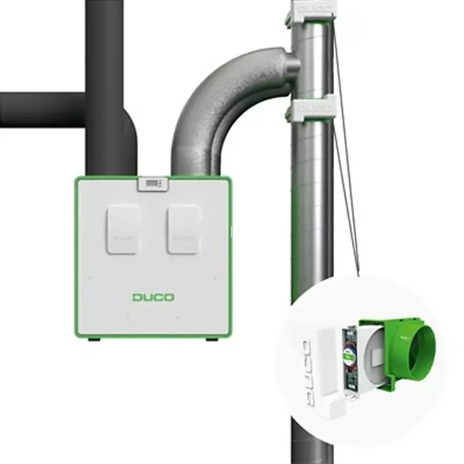 Duco DucoBox Energy D160 Mehrzonenventil
