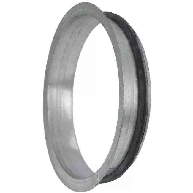 Wickelfalz Bundkragen Ø 80mm (90°) - Galvanisiert