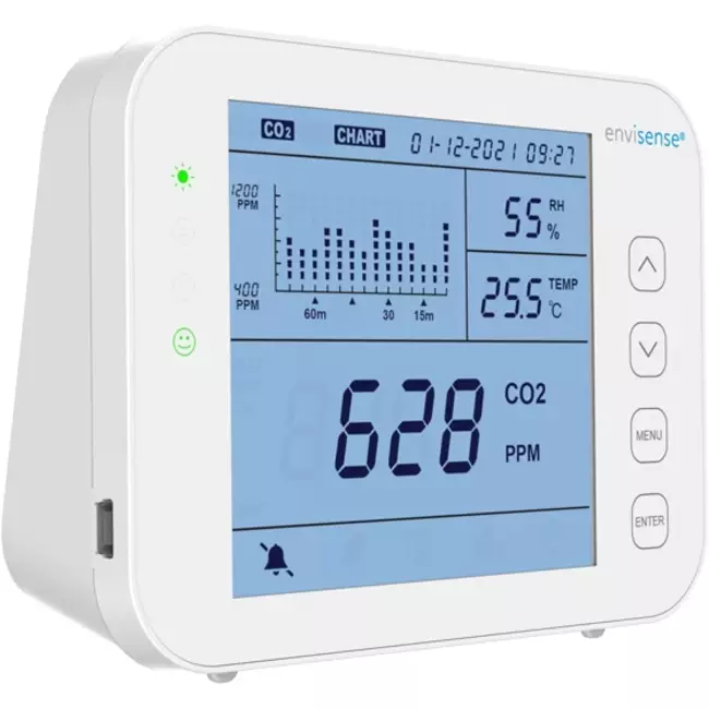 EnviSense CO2-Messgerät mit Ampel - CO2 smart