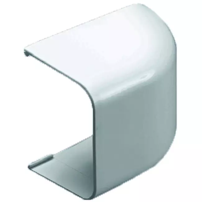 Climaplus-Klimakanal Endstück 90x65mm RAL 9010 WEISS