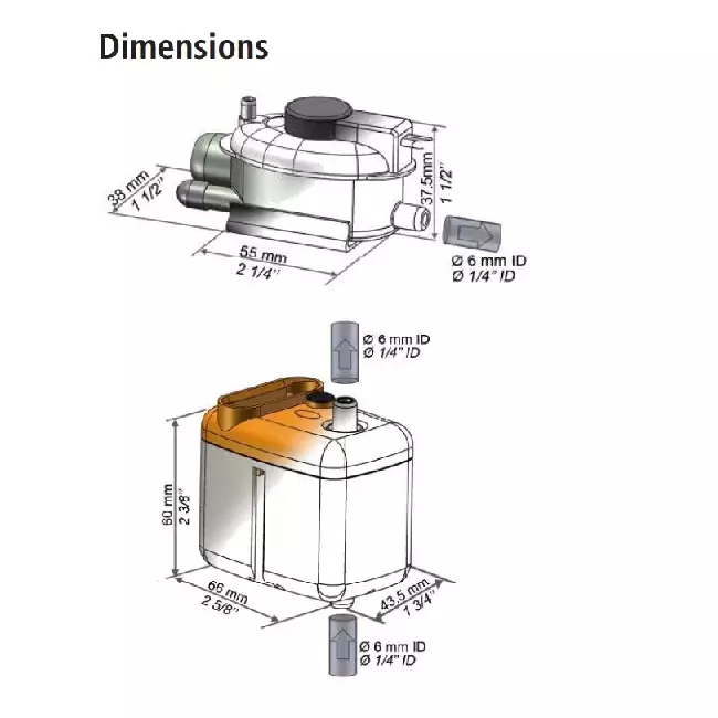 Sauermann Mini-Kondensatwasserpumpe 20l/h