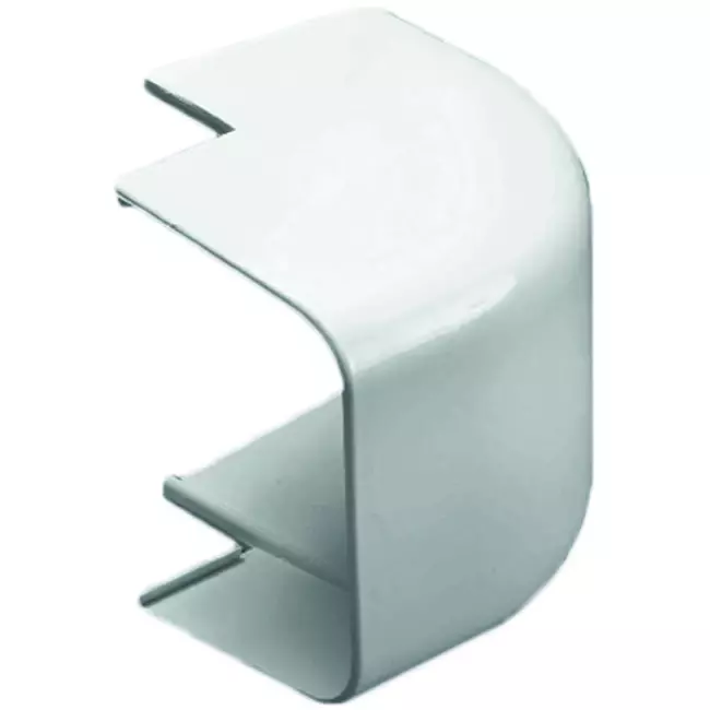 Climaplus-Klimakanal Außenbogen 70x55mm RAL 9010 WEISS