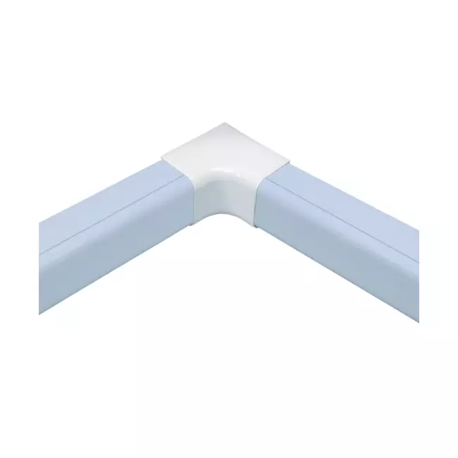 Climaplus-Klimakanal Abgewinkelter Innenbogen 125 x 75mm RAL 9010 WEISS