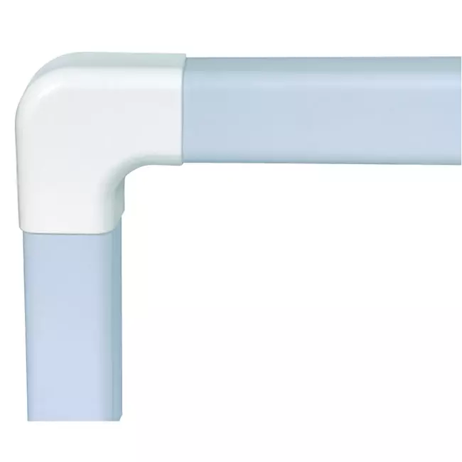 Climaplus-Klimakanal Flachbogen 70x55mm RAL 9010 WEISS
