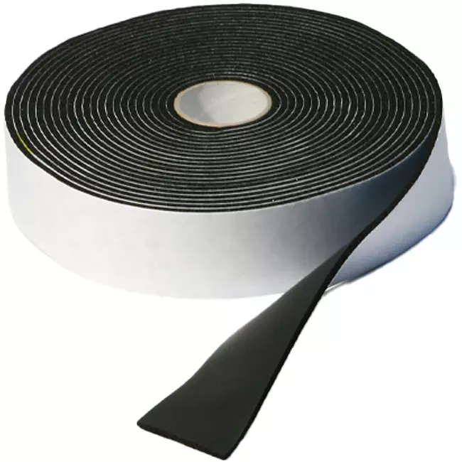 Maxifoam Isolierschaumband Schwarz, Rolle 10 Meter