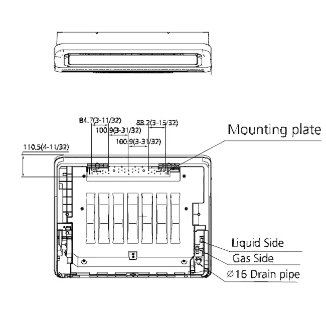 Maxicool Inverter Konsole Klimaanlage R32 5,0 kW Set