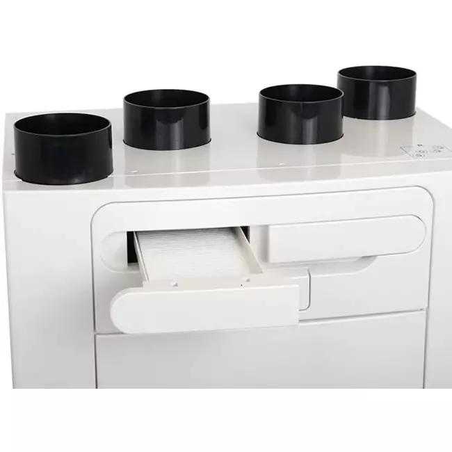 Vent-Axia Sentinel Kinetic Advance einschließlich Vorwärmer - 350 m³/h - Rechts