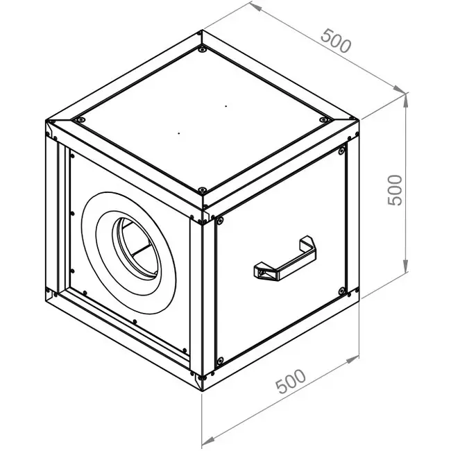 Kastenventilator Motor-Außenluftstrom - MPC 250 EC T30