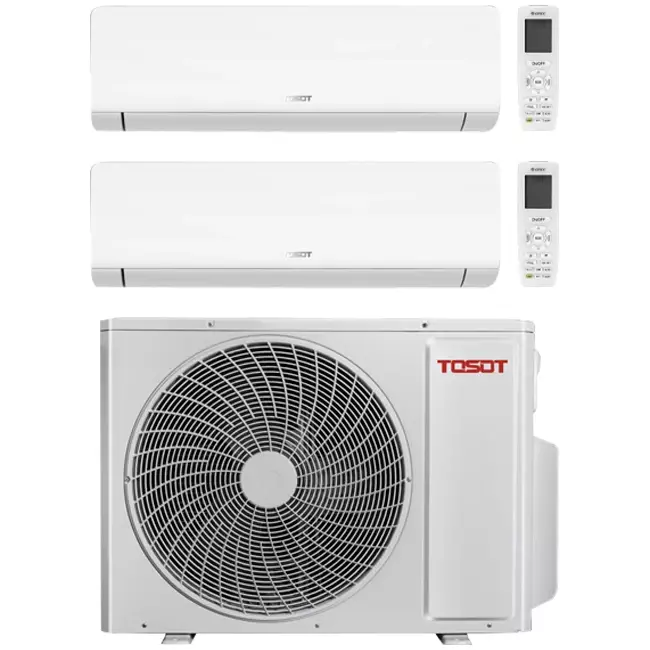Tosot COSMO Multi Split (2) Klimaanlage Inverter 0909 R32 2 x 2,5 kW Set