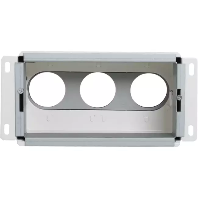 Vent-Axia Uniflexplus Wandkollektor Anschluss hinterer Isoliert 3 x Ø69mm für Flachkanal 200 x 100mm