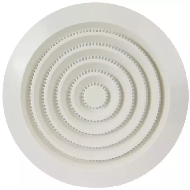 Lüftungsgitter Kunststoff rund Ø100mm NGA100