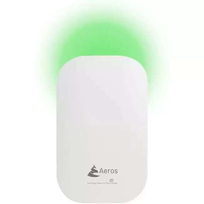 Aeros Pro Feinstaubmessgerät - Misst auch CO2, Aerosole und TVOC