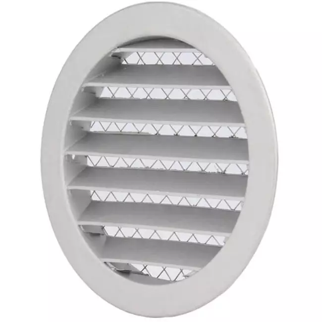 Wetterschutzgitter Aluminium Wand Ø80mm - DSAV080