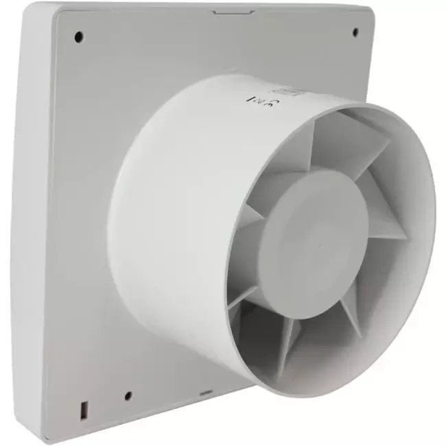 Badlüfter Ø 100 mm  Automatischer Abschaltklappe - Timer - Feuchtigkeitssensor - Luxus X100ZHT