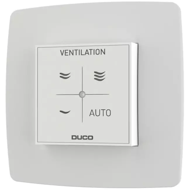 Duco Feuchte Raumfühler mit Steuerung RF/Wired weiß