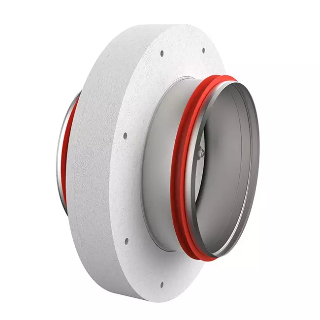 Brandschutzklappe rund kompakt 100 mm Servomotor 230V - E-FDC DD M230 D100