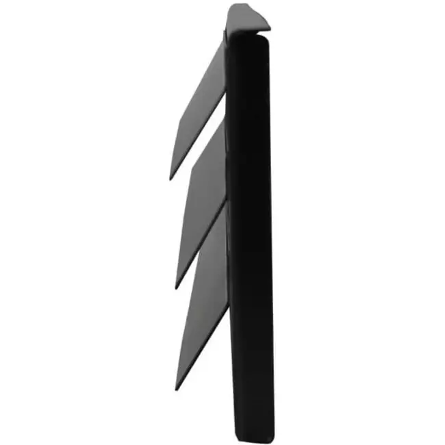 Außenwandgitter für Aufputzmontage 300mm x 100mm SCHWARZ