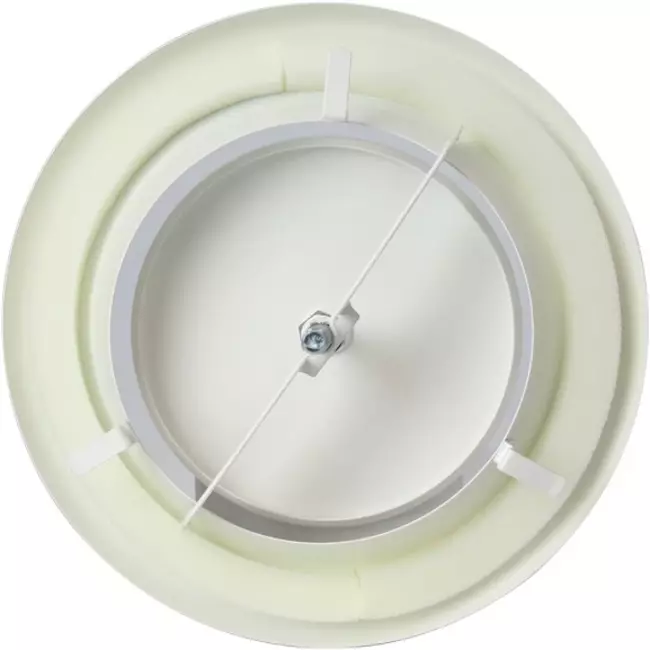 Tellerventil Metall Ø 200 mm RAL 9010 mit Klemmfedern (DVSC200)