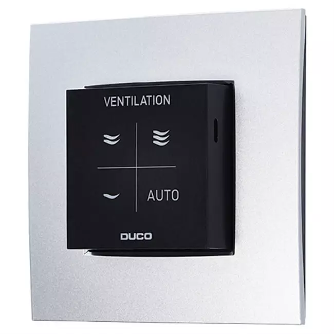 Duco CO2 Raumfühler mit Steuerung RF/Wired schwarz