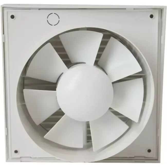 Badlüfter Ø 100 mm Weiß mit timer und Feuchtigkeitssensor - Design EET100HT