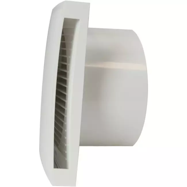 Badlüfter Ø 100 mm Weiß mit timer und Feuchtigkeitssensor - Design EET100HT