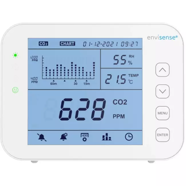 EnviSense CO2-Messgerät mit Ampel - CO2 smart