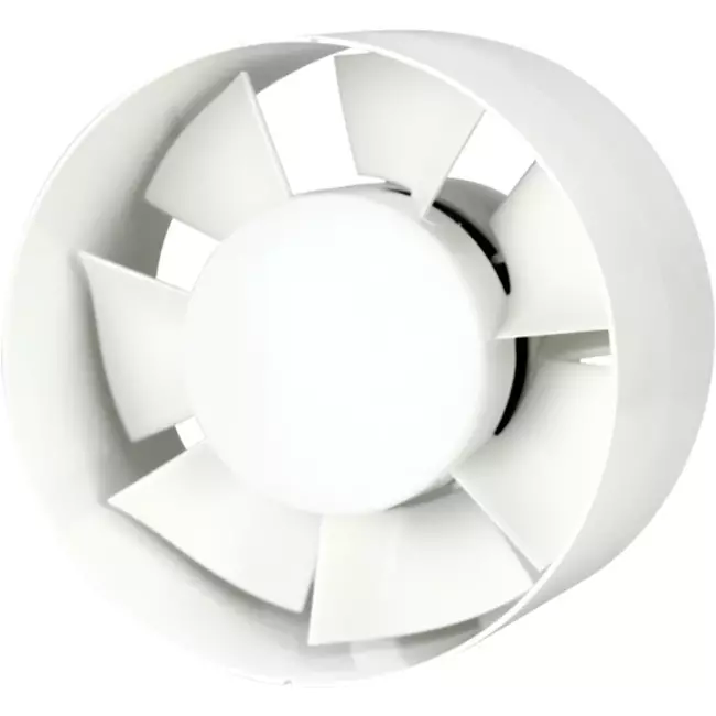 Kunststoff-Rohrventilator Durchmesser 125 mm mit Zeitschaltuhr - EK125T