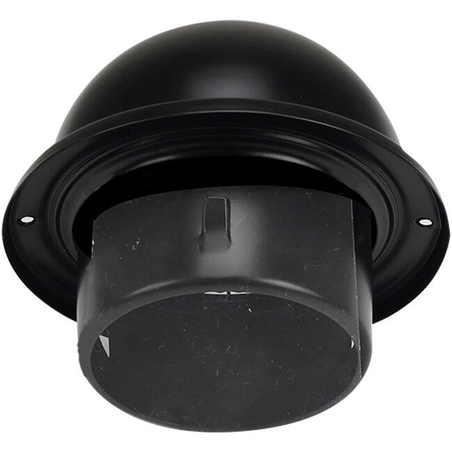 Edelstahl-Pendelrollenrost 125 mm Wanddurchlass - EL-SS-B125 SS RAL9005