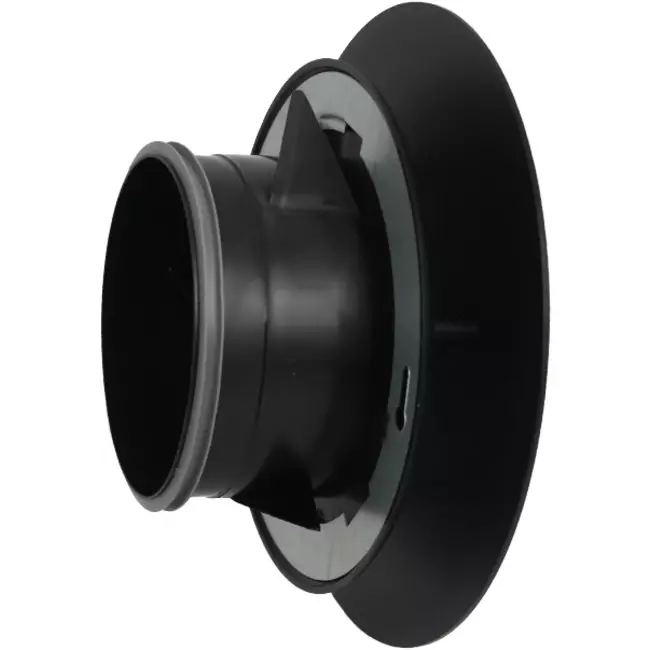 Imaginair RLV Ventil groß Ø 125 mm Montagefedern und Montagering -  Ø 125 mm - Schwarz